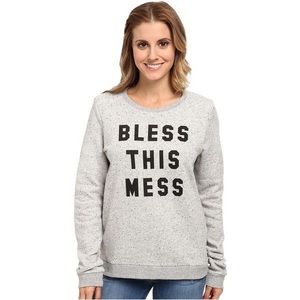 HURLEY Bless this mess grey sweatshirt